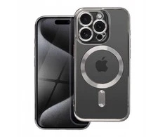 Dėklas Oem Case for iPhone 16 PRO Electro Mag Cover compatible with MagSafe titanium pilka