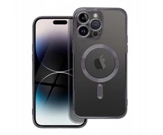 Dėklas Oem Case for iPhone 16 PRO Electro Mag Cover compatible with MagSafe juodas