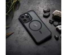 Dėklas Oem Case for iPhone 14 PLUS Full Matte Mag Cover compatible with MagSafe juodas
