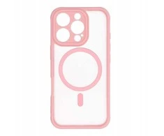 Dėklas Oem Case for iPhone 16 PRO Full Matte Mag Cover compatible with MagSafe light pink