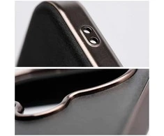 Oem GENTLEMAN MAG COVER dėklas suderinamas su MagSafe skirtas Apple iPhone 14 Pro Max juodos spalvos