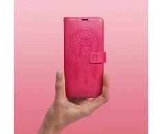 Telefono dėklas Oem MEZZO Book skirtas Iphone 15, rožinės spalvos