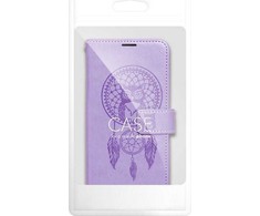 Telefono dėklas Oem MEZZO Book skirtas Samsung A54 5G, violetinės spalvos