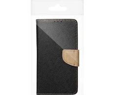 Dėklas Oem Flip case for iPhone 14 PRO Fancy Book juodas / auksinis