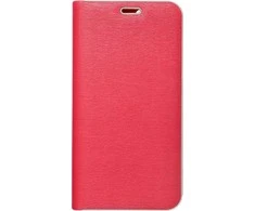 Dėklas Oem LUNA Book Gold skirtas Xiaomi Redmi Note 14 4G (GLOBAL - 163,25mm x 76,55mm x 8,16mm) red