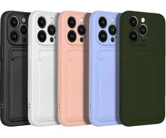 Dėklas Forcell Oem Case for iPhone 13 PRO MAX Card Case violetinė