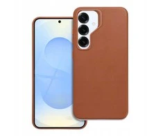 Oem LEATHER MAG COVER dėklas skirtas Samsung Galaxy S25 PLUS rudos spalvos