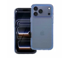 Dėklas Oem Case for iPhone 17 PRO MAX Matrix Clear mėlynas