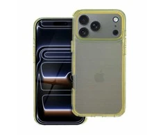 Dėklas Oem Case for iPhone 17 PRO MAX Matrix Clear yellow