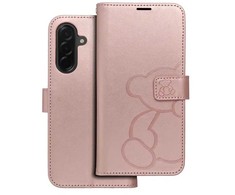 Oem MEZZO Book dėklas skirtas Samsung Galaxy A36 5G teddy bear rose auksinis