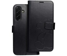 Oem MEZZO Book dėklas skirtas Samsung Galaxy A56 5G teddy bear juodos spalvos
