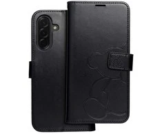 Oem MEZZO Book dėklas skirtas Samsung Galaxy A36 5G teddy bear juodos spalvos