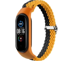 Telcon Oranžinis BRAIDED BAND SMART BAND M3/M4/M5/M6 Oranžinis-GRAY