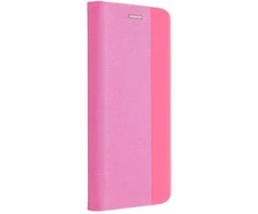 Dėklas Oem Flip case for iPhone 16e (SE 4 2025) Sensitive Book pink