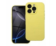 Dėklas Oem Case for iPhone 15 PRO Silicone 2mm compatible with MagSafe yellow