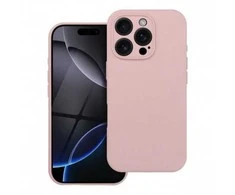 OEM silikoninis 2 mm dėklas, skirtas „iPhone 16 PRO“, suderinamas su „MagSafe“, rožinės spalvos