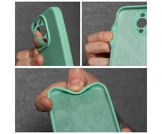 OEM dėklas, skirtas iPhone 16 PRO MAX silikoniniam 2 mm dėklui (apsaugai nuo kameros), mėtinis