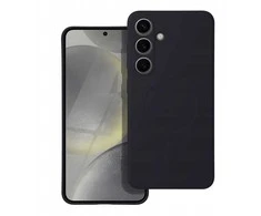 Oem SILICONE MAG COVER dėklas suderinamas su MagSafe skirtas Samsung Galaxy A26 juodos spalvos