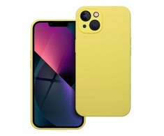 Dėklas Oem Case for iPhone 13 Silicone 2mm (camera protection) yellow