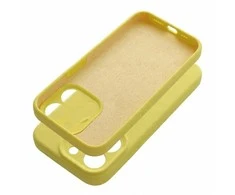 OEM dėklas, skirtas iPhone 16 silikoniniam 2 mm, geltonas