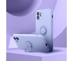 Dėklas Forcell Oem Case for iPhone 7 / 8 / SE 2020 / SE 2022 Silicone Ring violetinė