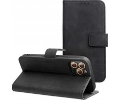 Dėklas Oem Flip case for iPhone 15 Tender Book juodas