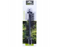 ProGarden Lauko termometras juodas 25 cm - skaidri skalė - vidaus ir lauko matavimams