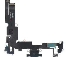 OEM įkrovimo lankstus USB įkroviklis IPHONE 14 Plus juodas (ištrauktas)