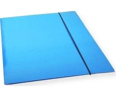 Office Products Aplankas A4 su gumine juostele, mėlynas lakas, 300g/m² (10 vnt.)