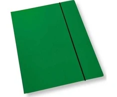Office Products Aplankas A4 su gumine juostele, žalias lakas, 350 g/m² (10 vnt.)