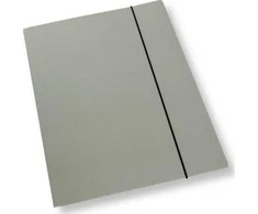 Office Products Aplankas A4 su gumine juostele, pilkas lakas, 350 g/m² (10 vnt.)