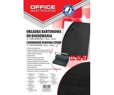 Q-Connect Įrišimo nugarėlės OFFp A4 250g 100lap. juodos