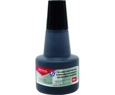 Office Products Tušas metaliniams antspaudams aliejiniu pagrindu 30ml juodas