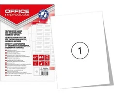 Office Products Etiketės Office Products A4 199,6x289,1 mm baltos (100)