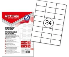 Office Products Etiketės Office Products A4 70x36mm baltos (100)