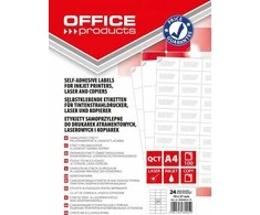 Office Products Biuro gaminiai BIRO PRODUKTAI etiketės, 70x37mm, baltos, 100 lapų.