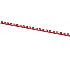 Office Products Biuro prekės BIRO PRODUKTAI įrišimo stuburai, A4, 12mm (95 lapai), 100 vnt., raudona