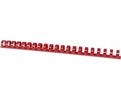 Office Products Biuro gaminiai BIRO PRODUKTAI įrišimo stuburai, A4, 16mm (145 lapai), 100 vnt., raudona