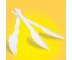 Office Products Nóż plastikowy OFFICE PRODUCTS, 17cm, 100szt., balta