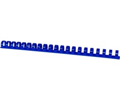 Office Products Biuro gaminiai BIRO PRODUKTAI įrišimo šukos, A4, 16mm (145 lapai), 100 vnt., mėlyna