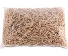 Office Products ŽUVŲ PRODUKTAI, skersmuo 80mm, 1,5x1.5mm, 60% gumos, 1000g, plauti, natūralus
