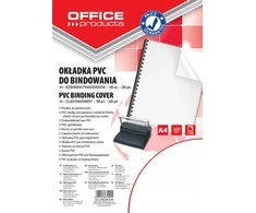 Q-Connect Įrišimo viršeliai PVC skaid.A4 0,2mm