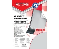 Q-Connect Įrišimo viršeliai PVC skaid.dūm.A4 0,2mm