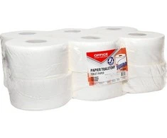 Office Products Celiuliozinis popierius OFICIALŪS PRODUKTAI Jumbo, dvisluoksnis, 120m, 12vnt., baltas