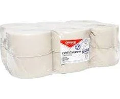 Office Products Jumbo 1 sluoksnis tualetinis popierius 120m pilkas 12vnt.