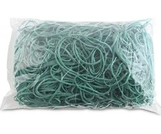 Office Products Ruoniai Office Products, skersmuo 80mm, 1,5X3mm, 60% Kauchuku, 1000G, Warm, Žalia