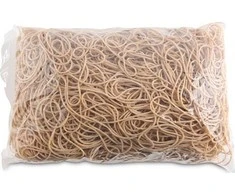 Q-Connect Gumytės 1kg, 100mm,rudos