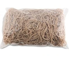 Q-Connect Gumytės 1kg 60mm rudos