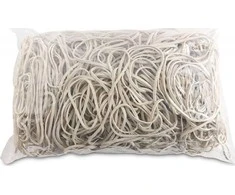 Office Products Biuro gaminiai Ruoniai Biuro gaminiai, skersmuo 80mm, 1,5X3mm, 60% Kauchuku, 1000G, Cowel, Balta