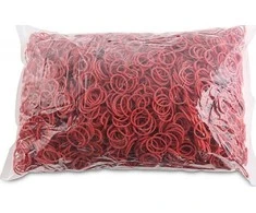 Office Products Ruoniai Office Products, skersmuo 20mm, 1,5X1.5mm, 60% Kauchuku, 1000G, Cowel, Raudona